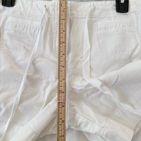 J.‎ Jill Cotton High Waisted Shorts Size 6P White - Picture 5 of 9